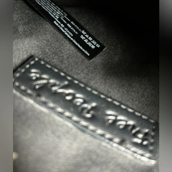 Free People Leather Circle Crossbody Bag Black - Picture 7 of 14